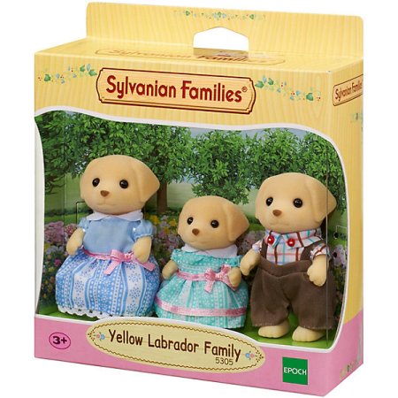 Sylvanian Families Набор "Семья Лабрадоров", 3 фигурки