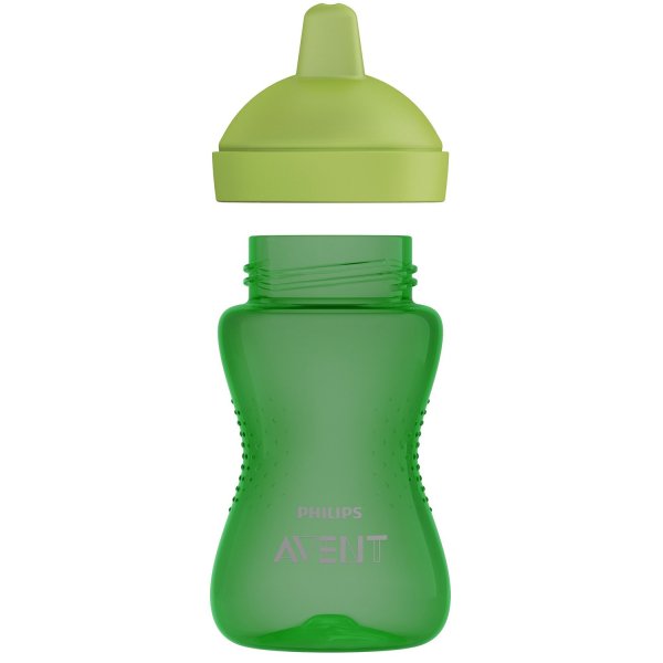 Avent Чашка-непроливайка с твердым носиком 300мл / цвет зеленый