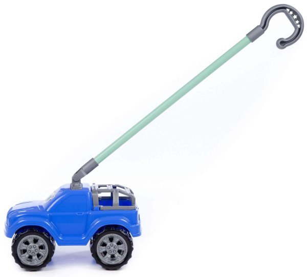 Полесье Автомобиль-каталка "Боби" с ручкой / цвет синий