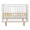 Polini kids Кроватка детская Simple 340 / белый- натуральный