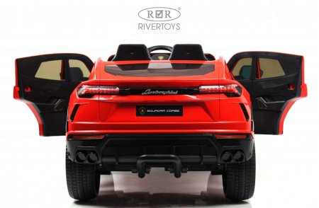 E777EE Электромобиль Lamborghini Urus  (Красный)