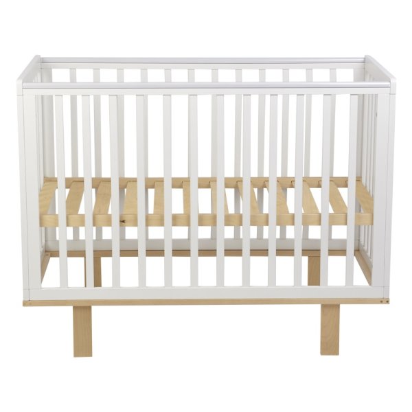 Polini kids Кроватка детская Simple 340 / белый- натуральный