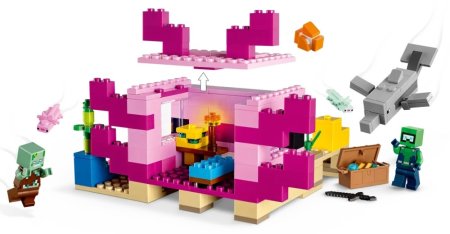 Lego Minecraft Конструктор "Дом Аксолотля"