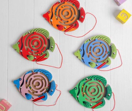 Лесная мастерская Лабиринт магнитный "Рыбка"