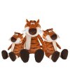 Maxitoys Мягкая игрушка "Тигр Костян в  вязаном шарфе и уггах", 20 см