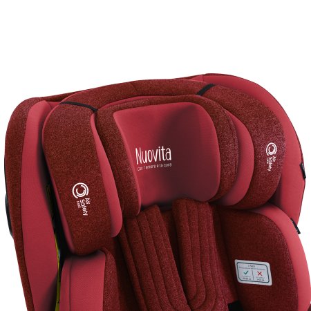 Nuovita Автокресло Maczione NiS2-1 I-Size / цвет Rosso/Красный 