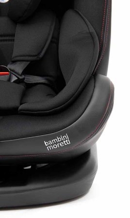 Bambini Moretti Детское автокресло ST-3 (0-36 кг) / цвет черный с красной строчкой