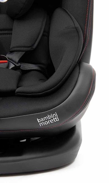Bambini Moretti Детское автокресло ST-3 (0-36 кг) / цвет черный с красной строчкой