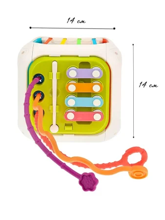 Развивающая игрушка Куб логический (7 в 1) 14,8х18,5х14,8 см Арт. 2347199