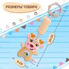 Крошка Я игрушка "Подвесная погремушка" олень, цвет желтый SL-07125C   10487618