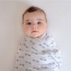 Adam Stork Пеленка муслиновая Grey Wow / цвет белый, серый