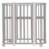 Incanto Кроватка-трансформер Nuvola Lux / цвет серый, стойки белые