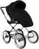 ROAN Коляска 2 в1 Bass Next Classic короб+прогул.(2 места)14d  (Caviar/Black/руч.Black)