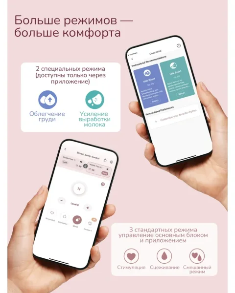 Мамкози Беспроводной портативный электрический молокоотсос BP223 (Mobile Flow, M9), 1 шт Momcozy