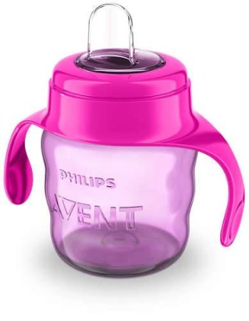 Avent  Серия Comfort Чашка поильник 200 мл., от 6 месяцев, цвет розовый / Артикул:  SCF551/03