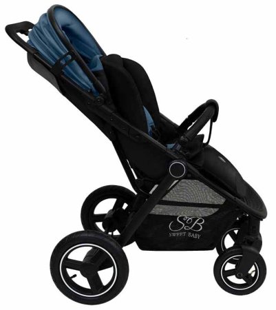Sweet Baby Прогулочная коляска Suburban Compatto Air / Dark Green (синий)