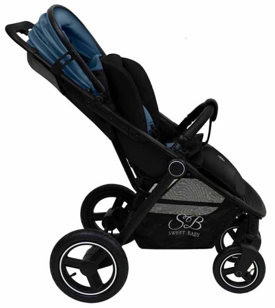 Sweet Baby Прогулочная коляска Suburban Compatto Air / Dark Green (синий)
