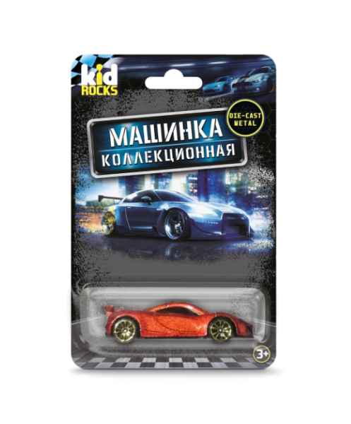  YK-2310 Машинка металлическая Kid Rocks,27 шт. в ассорт., масштаб 1:60