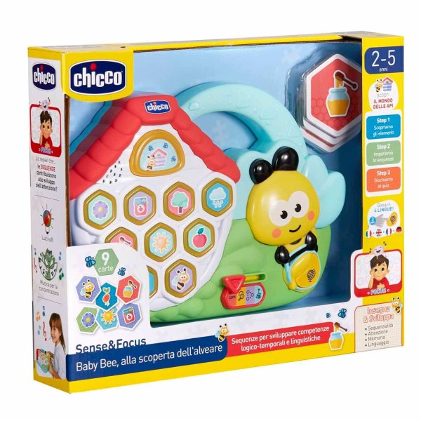 Chicco Игрушка развивающая Пчелка, на 4х языках