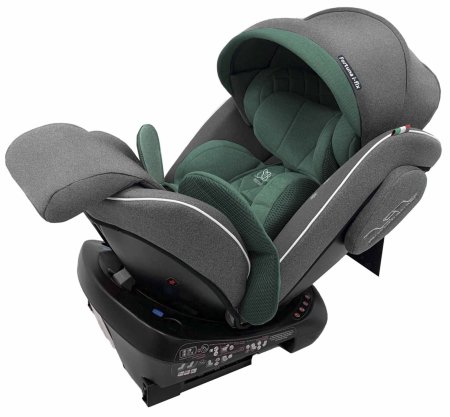 Sweet Baby Автокресло Fortuna 360 SPS Isofix (0-36 кг) / цвет Grey-Turquoise (серый-бирюзовый)