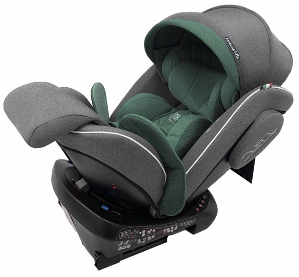 Sweet Baby Автокресло Fortuna 360 SPS Isofix (0-36 кг) / цвет Grey-Turquoise (серый-бирюзовый)