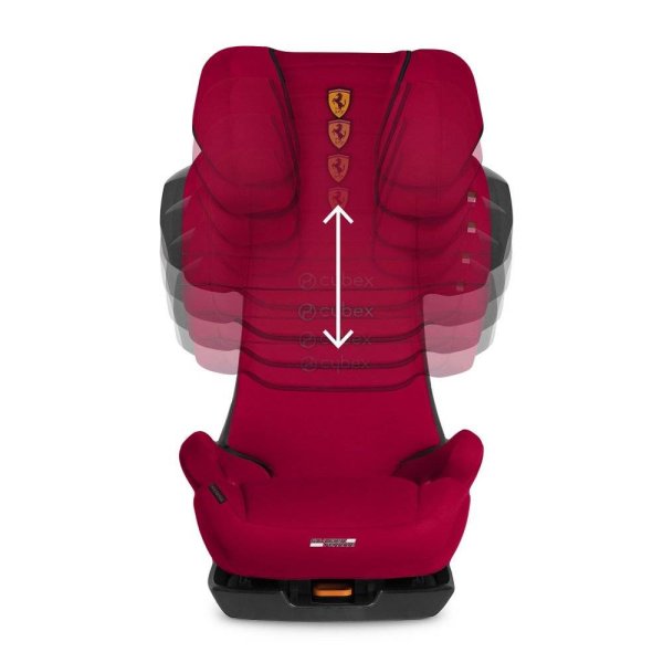 Cybex Автокресло детское Pallas 2-Fix FE Ferrari Racing Red гр. 1/2/3 / красный