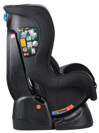 Farfello Автокресло GE-B / цвет grey-black/серо-черный