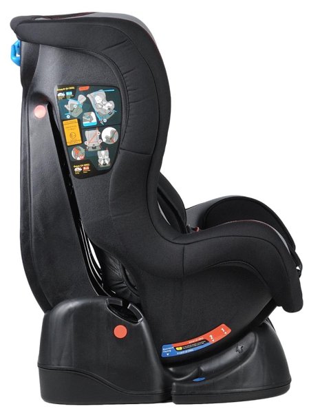 Farfello Автокресло GE-B / цвет grey-black/серо-черный