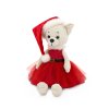 Orange Toys Мягкая игрушка Собачка Lucky Lili Рождество 25см