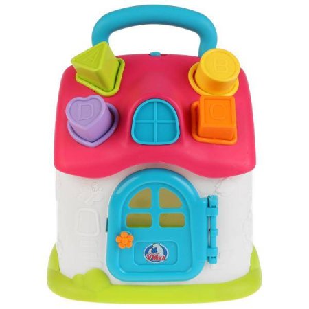 Умка Детский говорящий Домик-сортер / 4 песни на стихи Дружининой