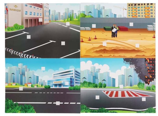 Умные игры Развивающая игра с липучками «Специальная техника»