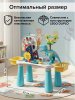 PITUSO  Стол для игры с конструктором, в комплекте  с конструктором (52эл.) 49*22*42 