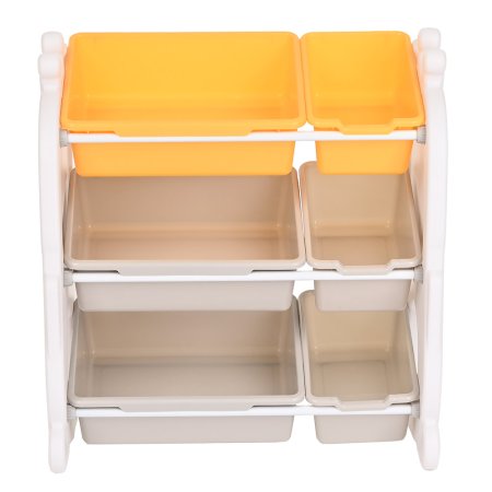 Pituso Стеллаж для игрушек Funny, с ящиками / цвет Orange (оранжевый)