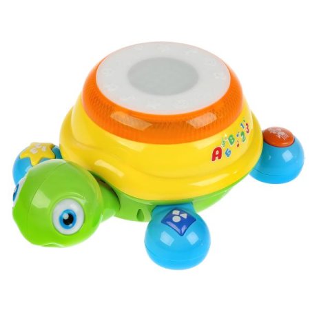 УМка Обучающая Черепашка-каталка, 45 стихов М. Дружининой, учим алфавит/цифры/формы