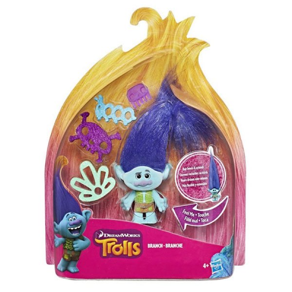 игрушка Hasbro Trolls Игровой набор с троллем с супер длинными волосами / в ассортименте