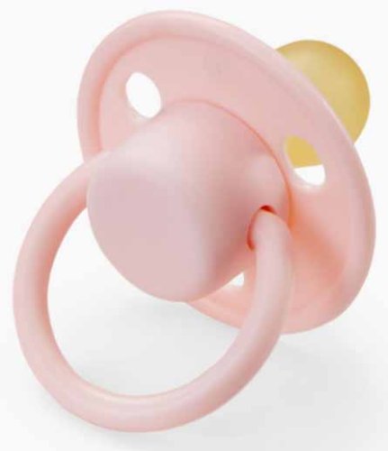 Happy Baby Пустышка латексная, 6-12 месяцев pink (розовый)