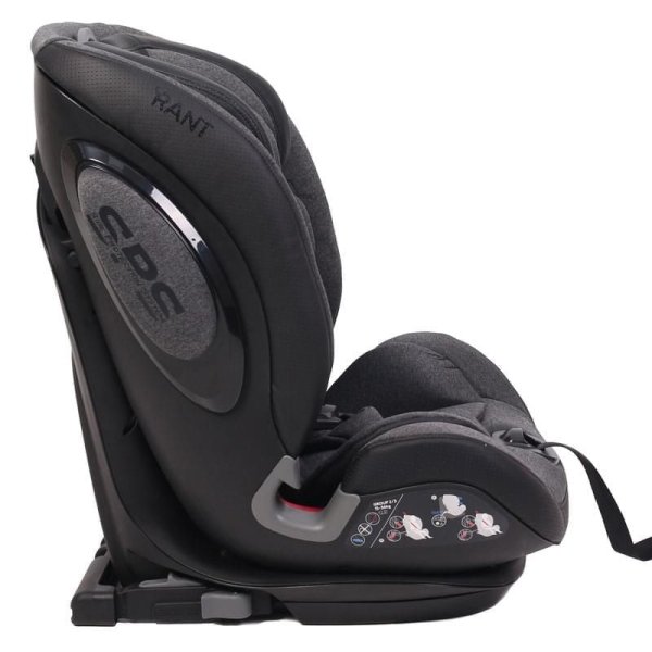 Rant Автокресло Genius Line "iQ" isofix (9-36 кг) / цвет Dark grey (темно-серый)