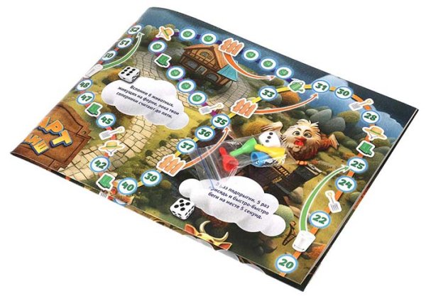 Умные игры Настольная игра-ходилка «Гонки на ферме»