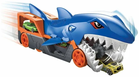 Hot Wheels Машинки Грузовик Голодная акула с хранилищем для машинок