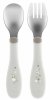 Chicco Набор столовых приборов Metal Cutlery / цвет серый