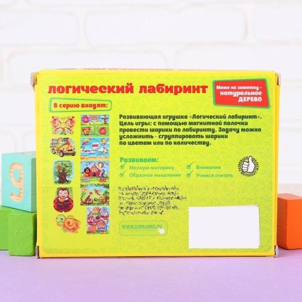 Лесная мастерская Лабиринт магнитный "Черепашка"