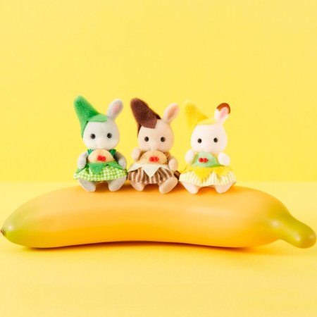 Sylvanian Families Игровой набор "Детское трио банан"