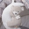 Подвеска музыкальная «Серый мишка», заводная, с погремушкой, на кроватку, коляску, 9912189