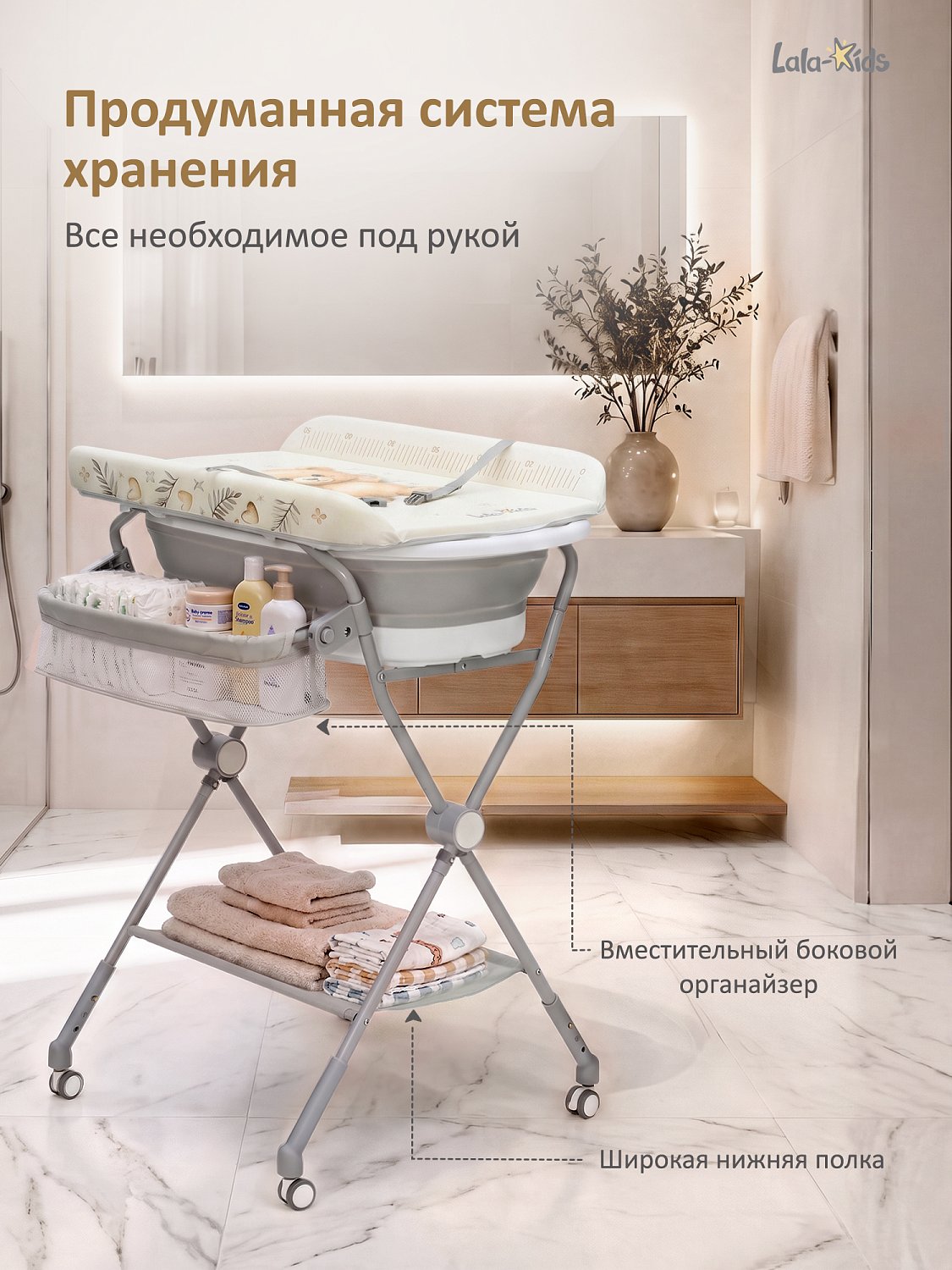 Пеленальный столик 5в1