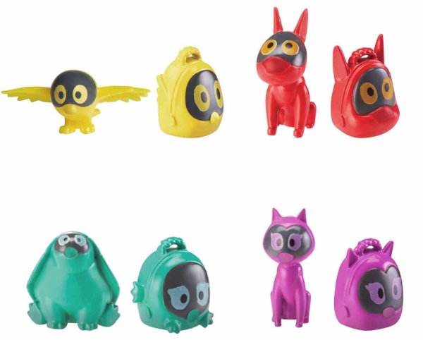 Petronix Игровой набор: 4 фигурки героев и пэтмобили