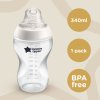 Tommee Tippee Бутылочка Closer to nature, с 3 месяцев, 340 мл
