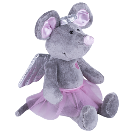 Softoy Игрушка Мышь с крылышками и в юбке, 36 см S882/20