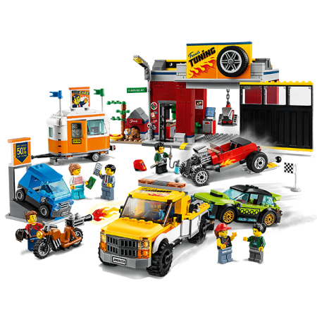 Lego Конструктор Город Turbo Wheels Тюнинг-мастерская