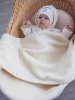 Хлопковое одеяло - плед (отд. коричневый 120х90) (Натуральный)