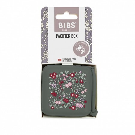 Контейнер для пустышки BIBS Liberty - Chamomile Lawn - Pine